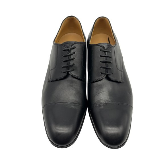 Bally Men\'s Leather Oxford Derby Dress Shoes in Black Leather US 11.5 main image 9